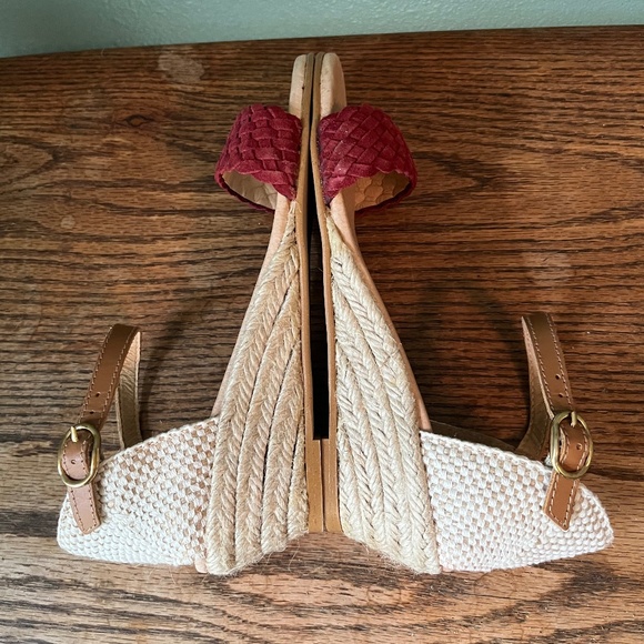 Cordani Sandals Espadrille Woven Suede & Leather Straps Brand New Size 7 NWOT - Picture 2 of 6